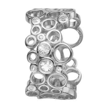 Model 5.2.A, Smuk skulptur-agtig med 8 funklende topaz hos Guldsmykket.dk